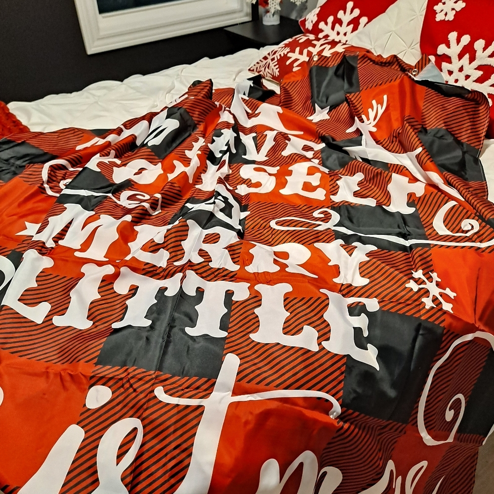 New Christmas shower curtain
